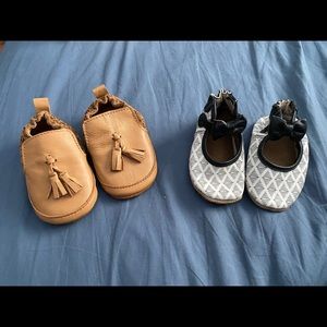 (2) Baby Girl shoes 6-12 for only $8